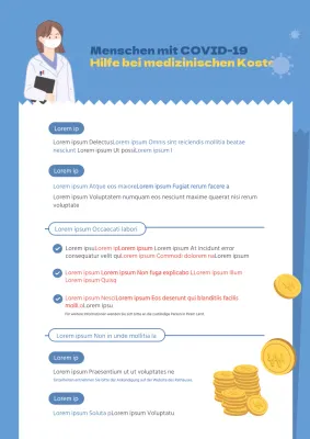 Der blaue COVID-19-Brief zur finanziellen Unterstützung