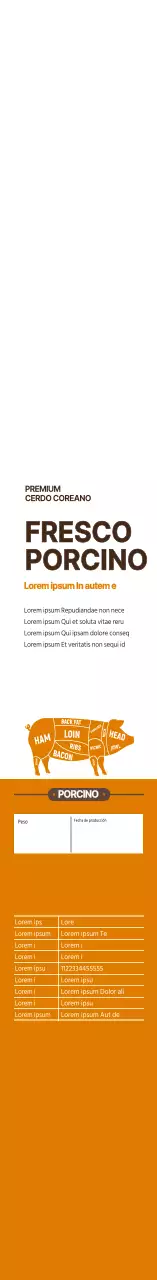 solomillo de cerdo a la naranja icono simple