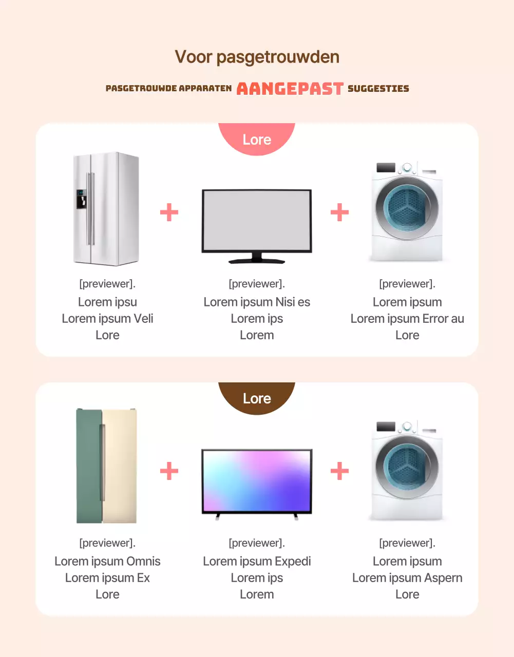 Roze en lichtbeige apparaten bruiloft arrangement