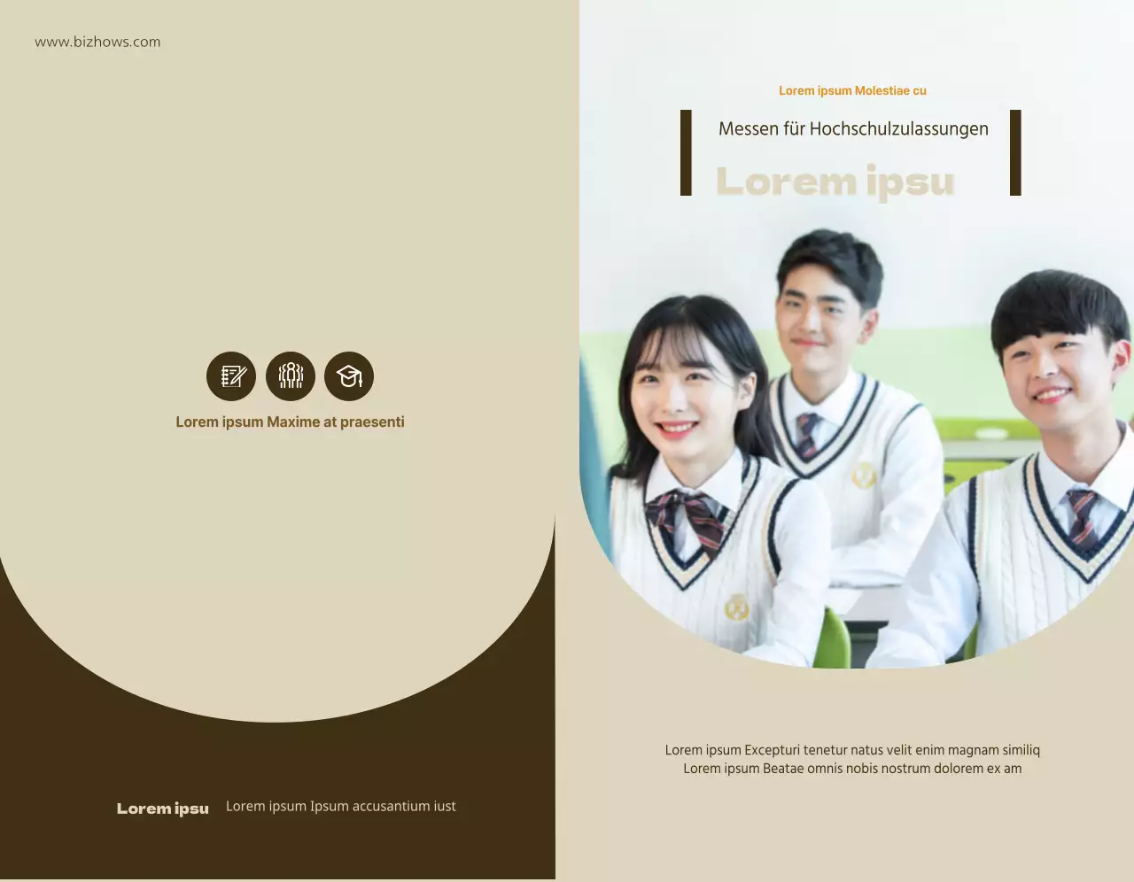 Informationen über die braunen Fachschulen für die Hochschulreifeprüfung