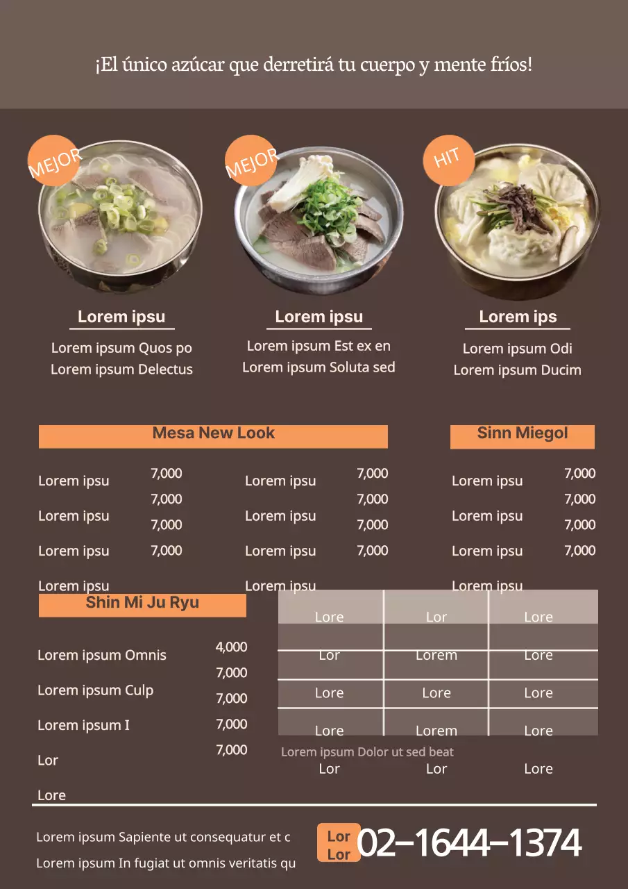 Código de vestimenta naranja y negro para restaurantes