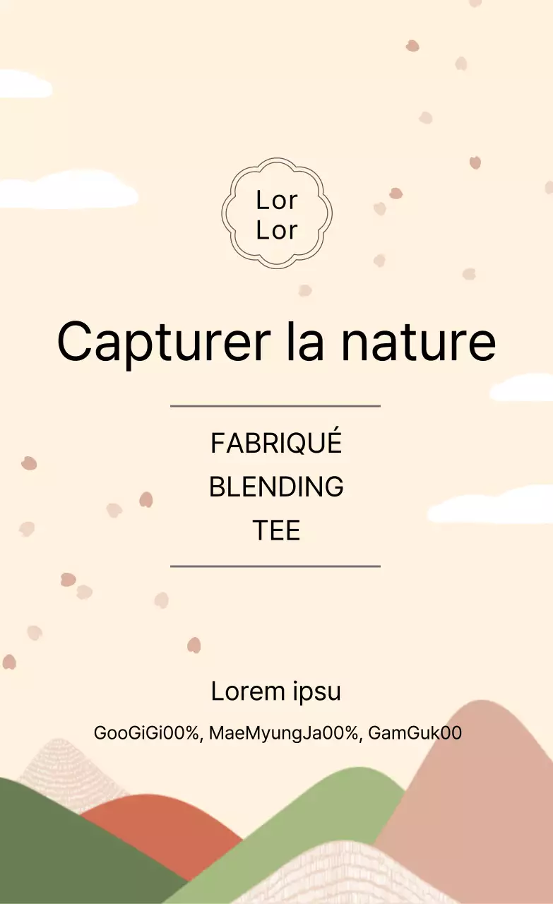 Autocollants Pastel Calming Healthy Tea