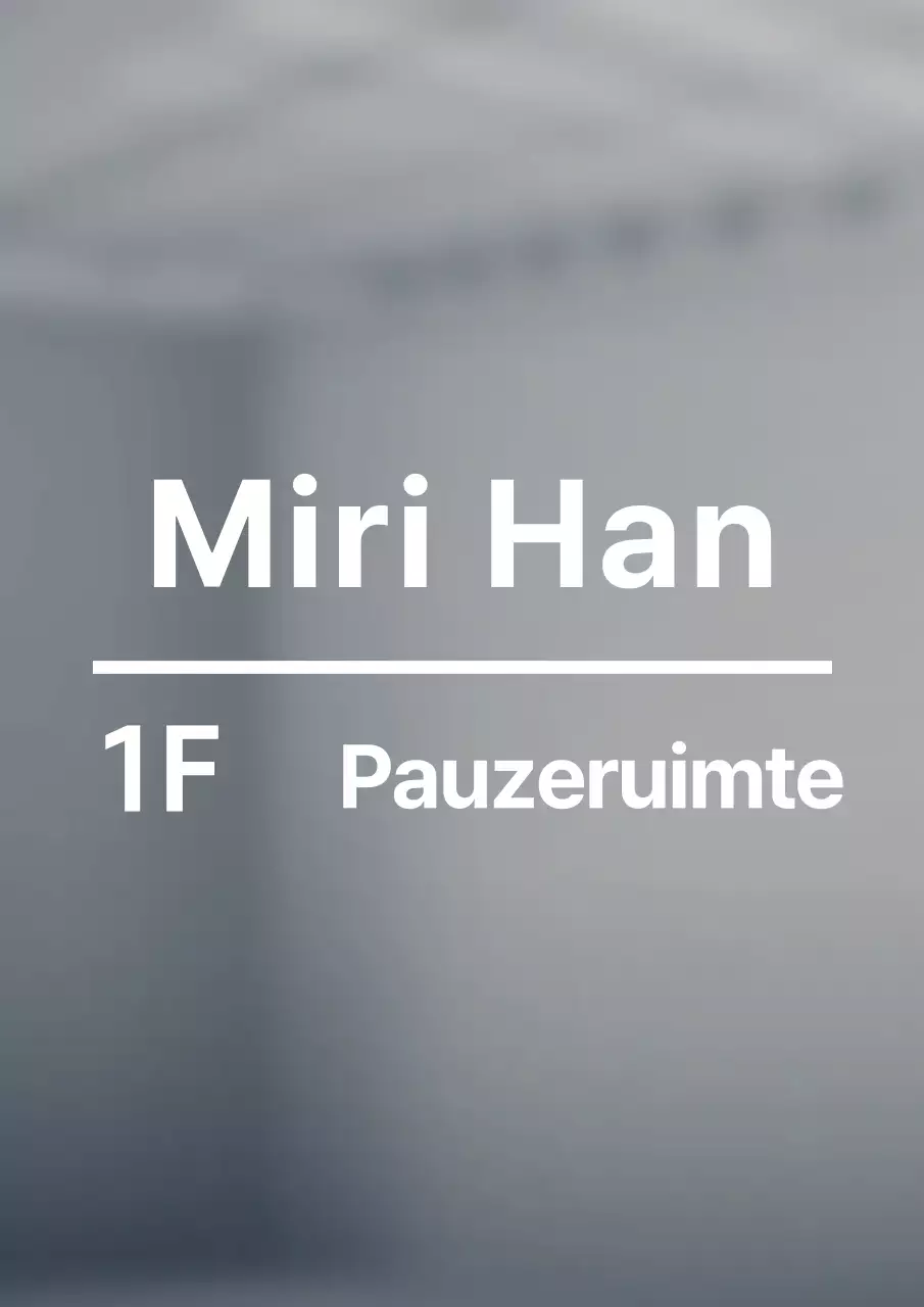 Tekstuele bewegwijzering op vloerniveau in eenvoudige stijl