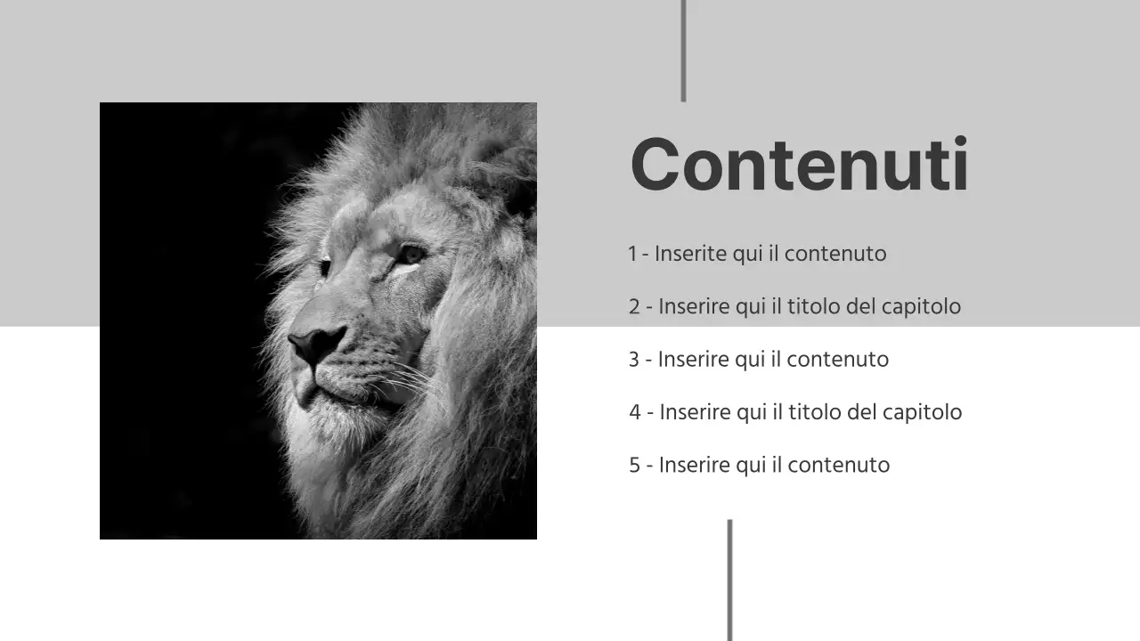 Presentazioni in bianco e nero