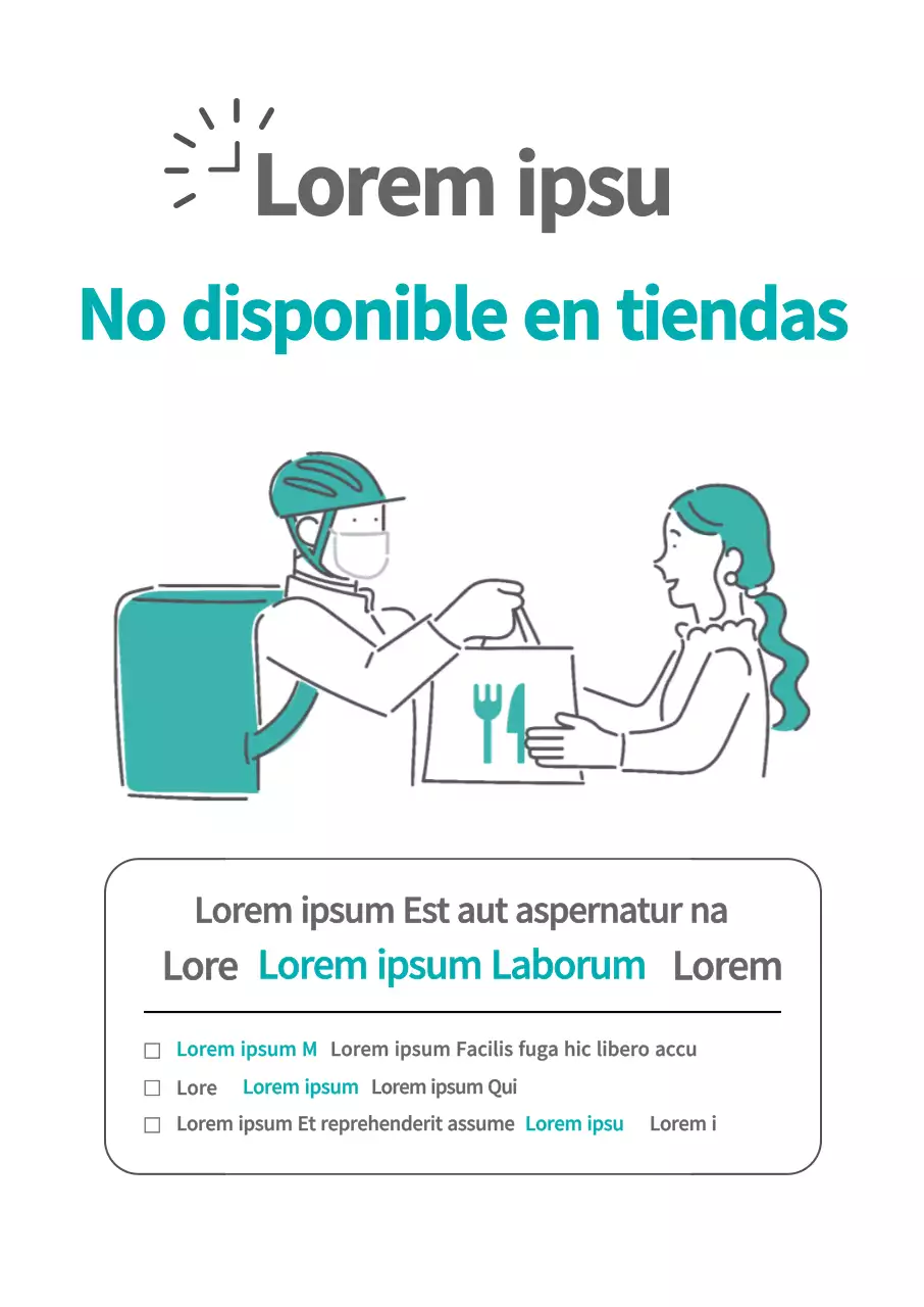 Corona blanca para llevar