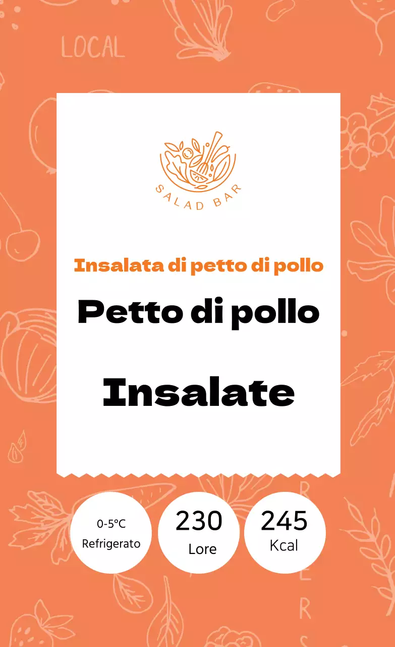 Insalata di petto di pollo