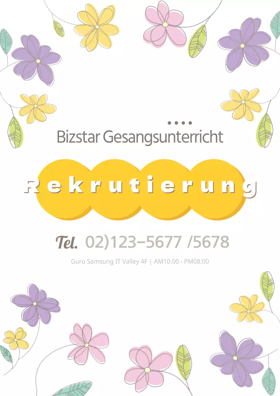 Bizstar Gesangsunterricht