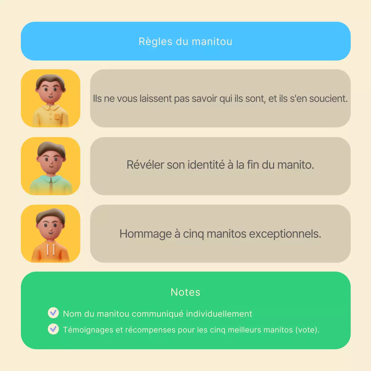 Événement manito stéréoscopique en 3D dans des couleurs pastel