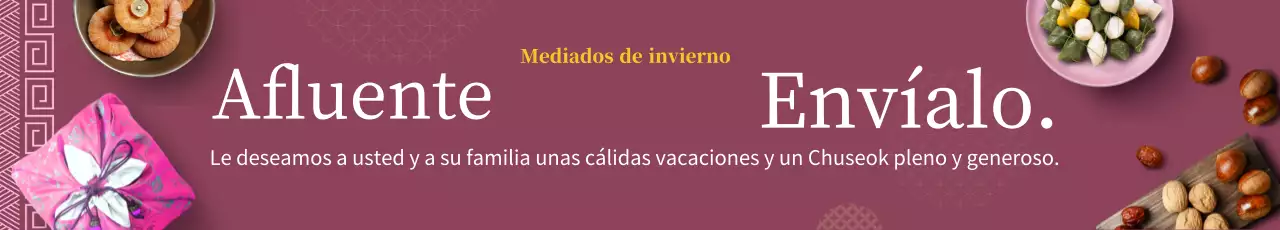 Saludos navideños Chuseok