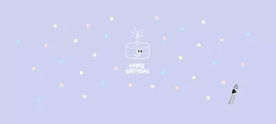 Niedliche Geburtstagsfeier Pappbecher in Pastell lila