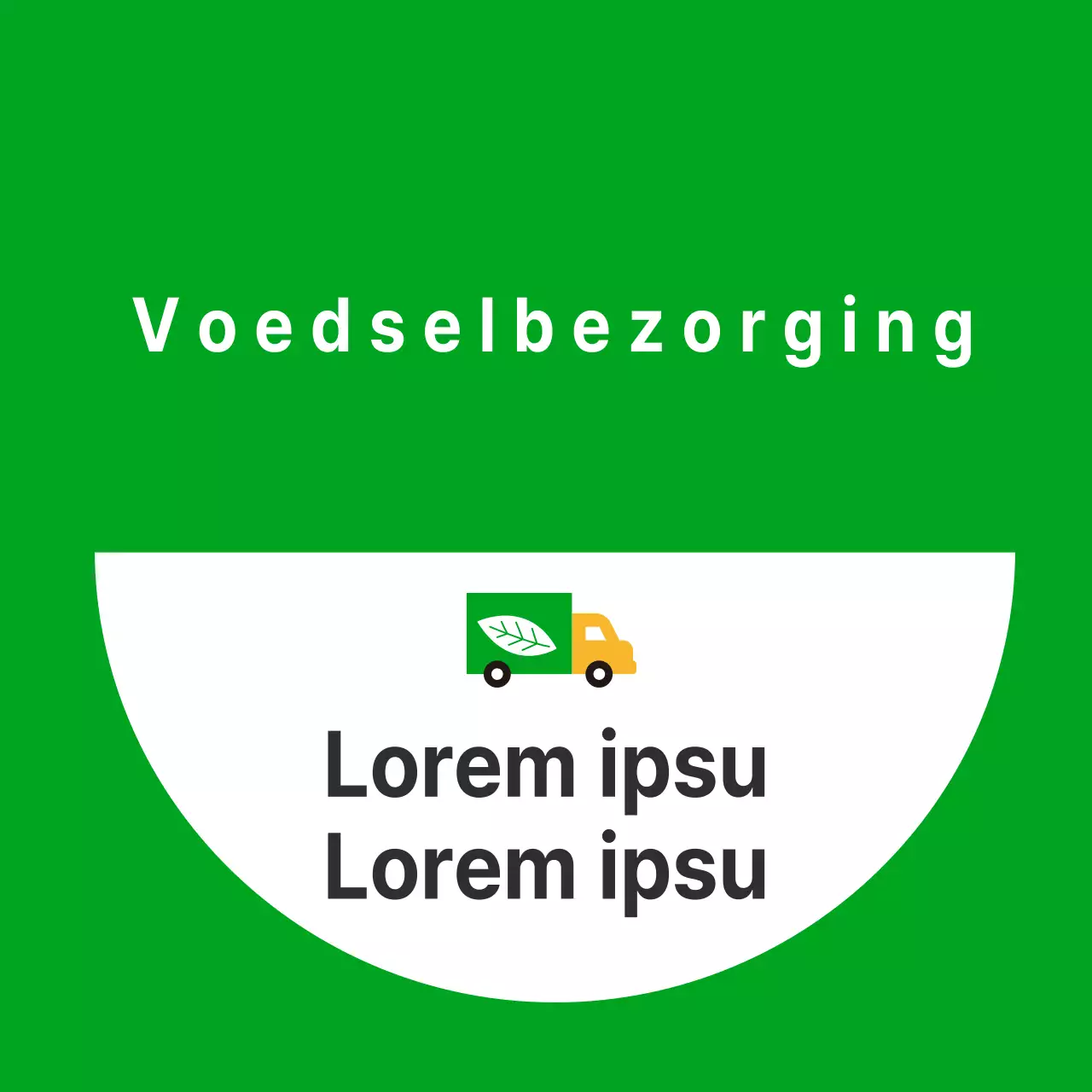 Levering van voedsel