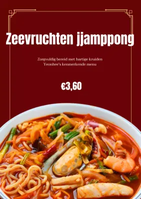 Promoot Chinees eten in het rood