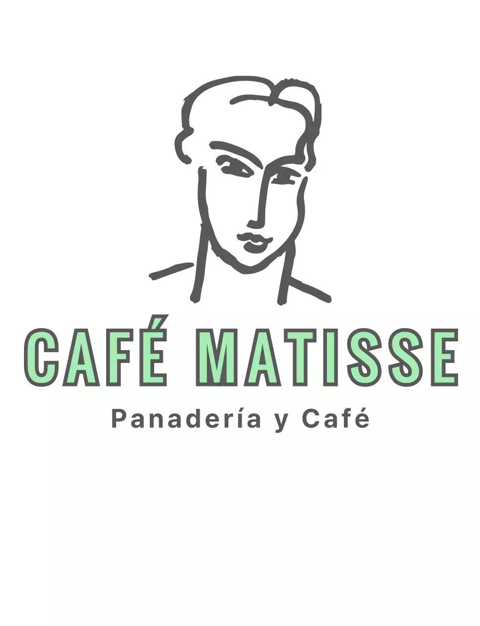Un café gris menta dibujado con sentimentalismo