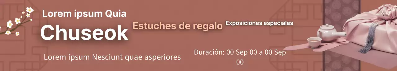 Exposición de regalos Chuseok