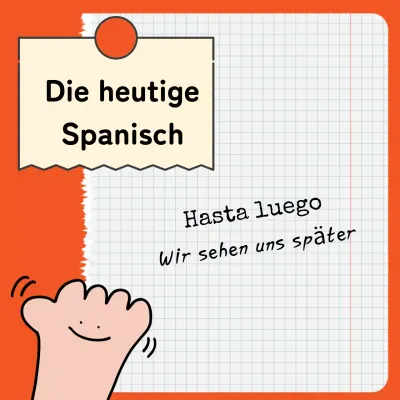 Attraktive spanische Wortumschläge mit Illustrationen