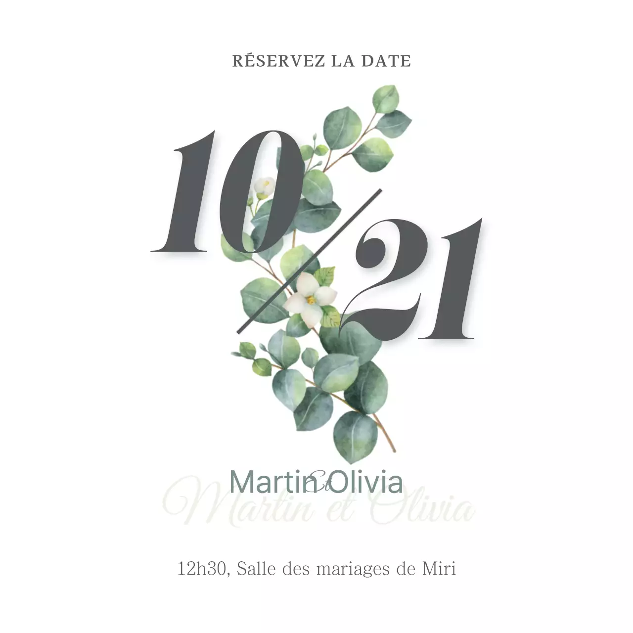 Invitations de mariage