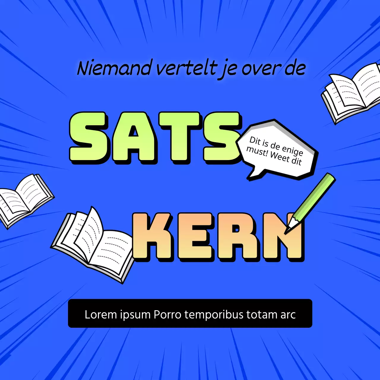 blauw vuist effect notitieboekje potlood titel zat evenement