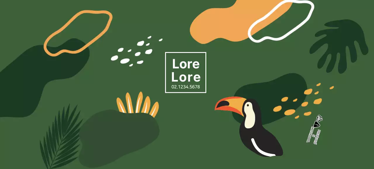 Café brasileño verde ilustración Portavasos para una cafetería