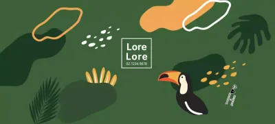 Café brasileño verde ilustración Portavasos para una cafetería