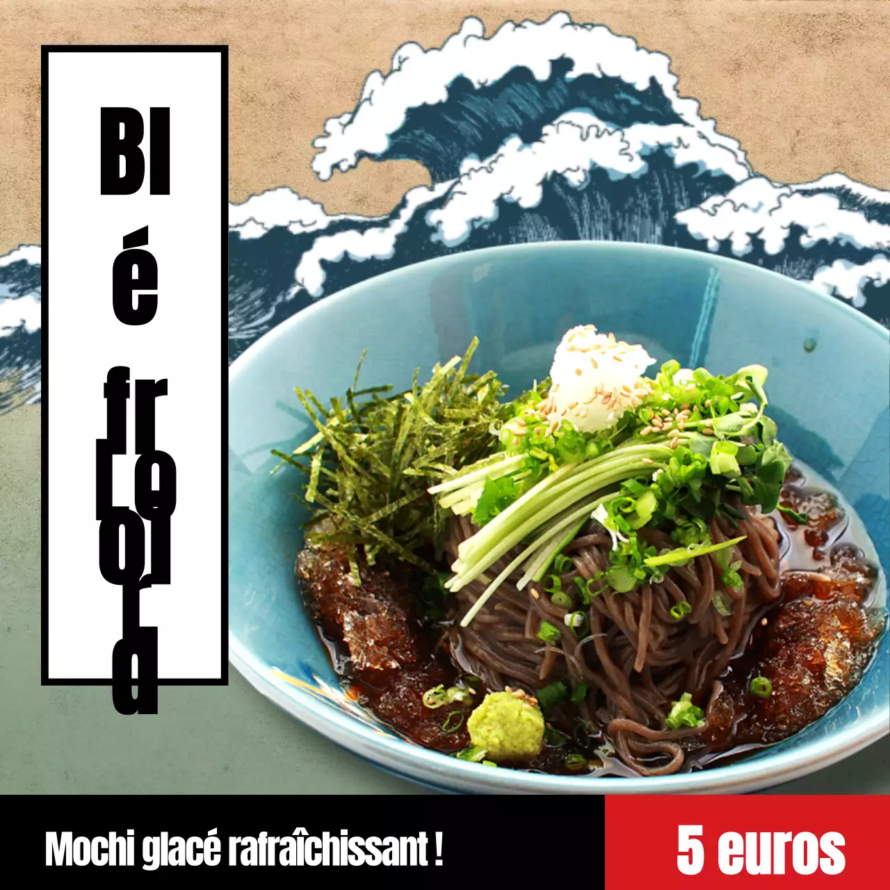 Menu d'été, vagues