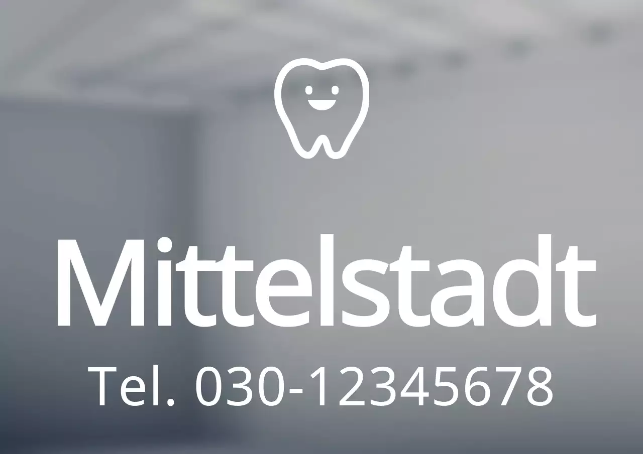 Clean-Style Krankenhaus Text Logo Schild