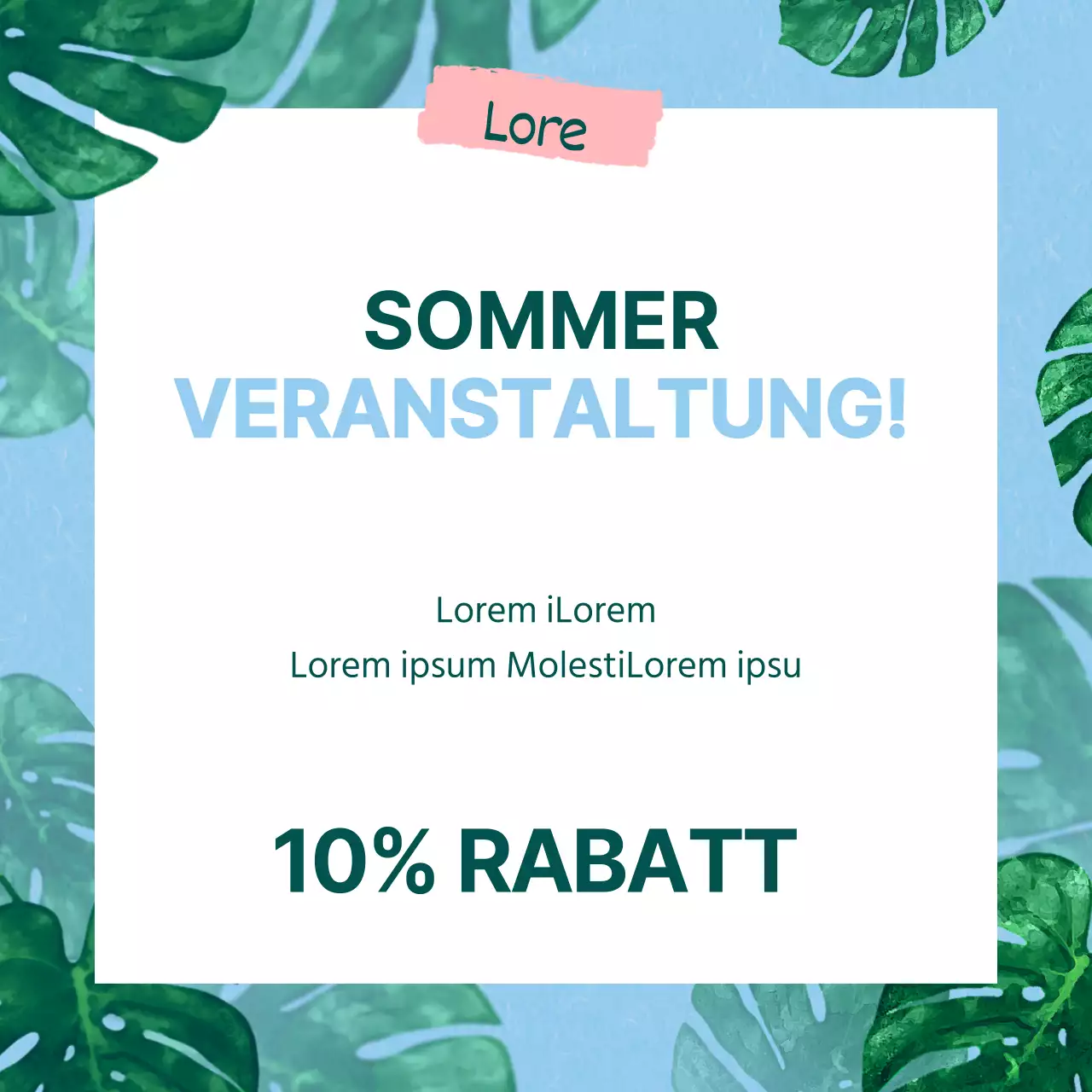 Trophäen für Sommerveranstaltungen