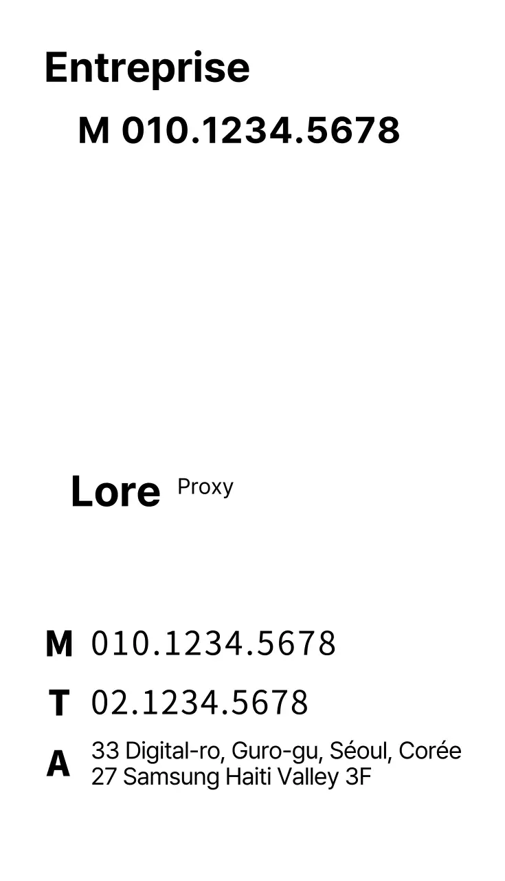 Carte de visite portrait d'entreprise3