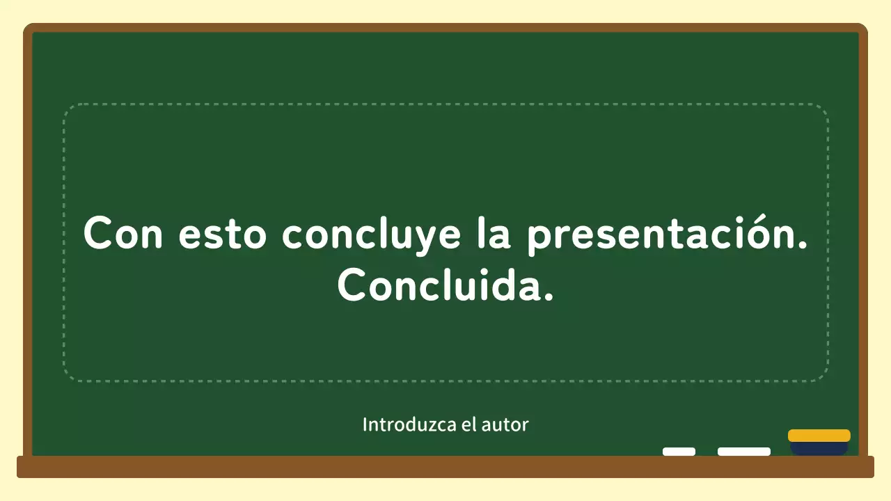 Guía de conceptualización en pizarra verde y blanca