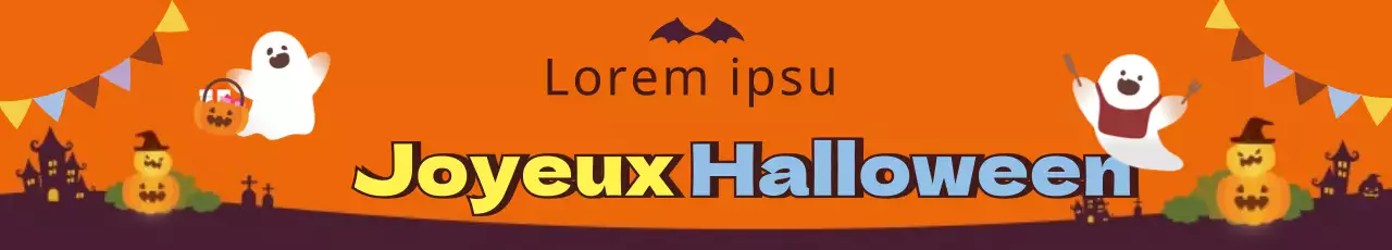 Fête d'Halloween_Bannière de garage