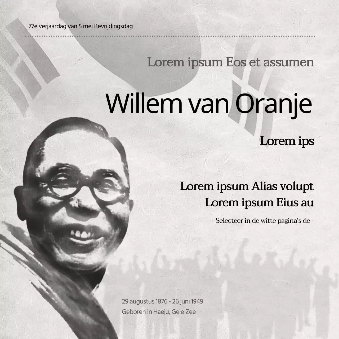 Onafhankelijkheidsactivist die zich opofferde voor zijn land Baekbum Kim Gu Bevrijdingsdag nationale held onafhankelijkheid offer patriot