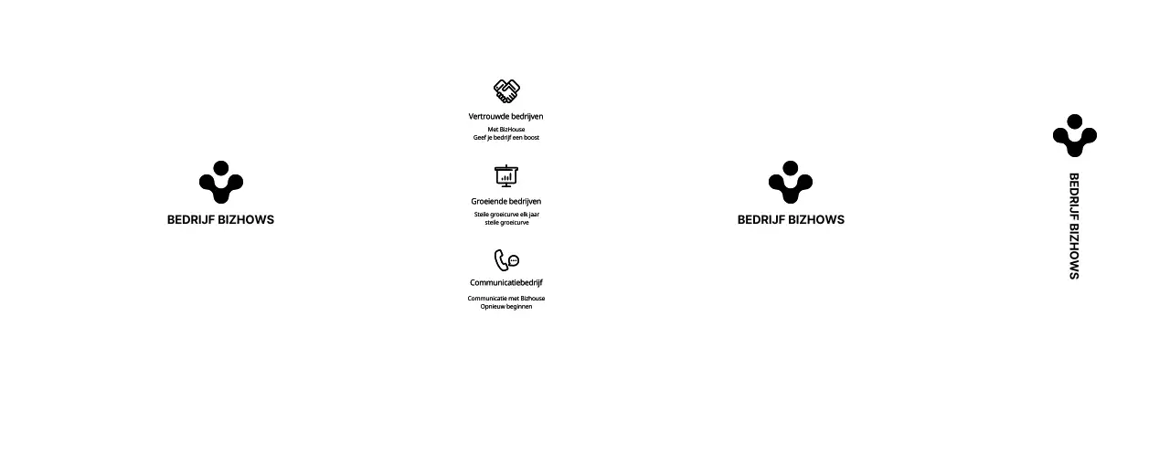 Promoot het logo van je bedrijf in een eenvoudige stijl