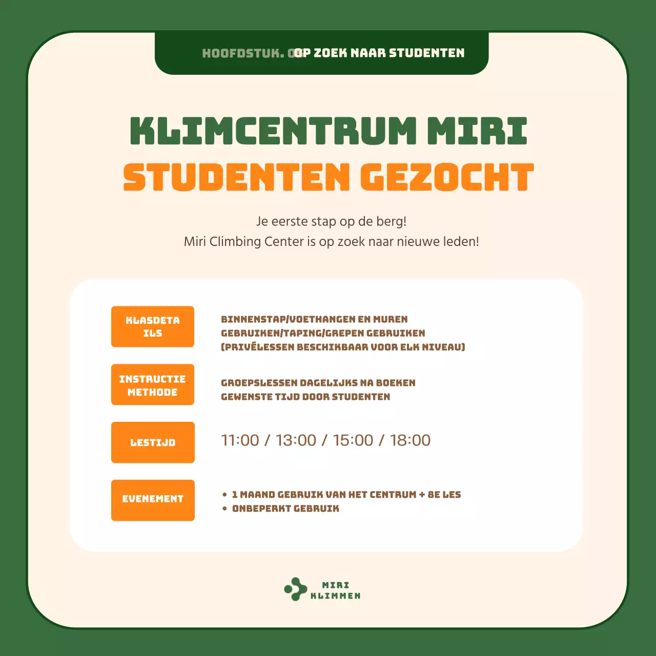 Het beste hobbyklimmen van de 21e eeuw, ingelijst in een rustgevende donkergroene achtergrond