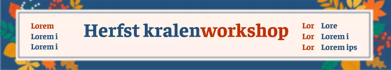 Herfst Workshop_Garo Banier