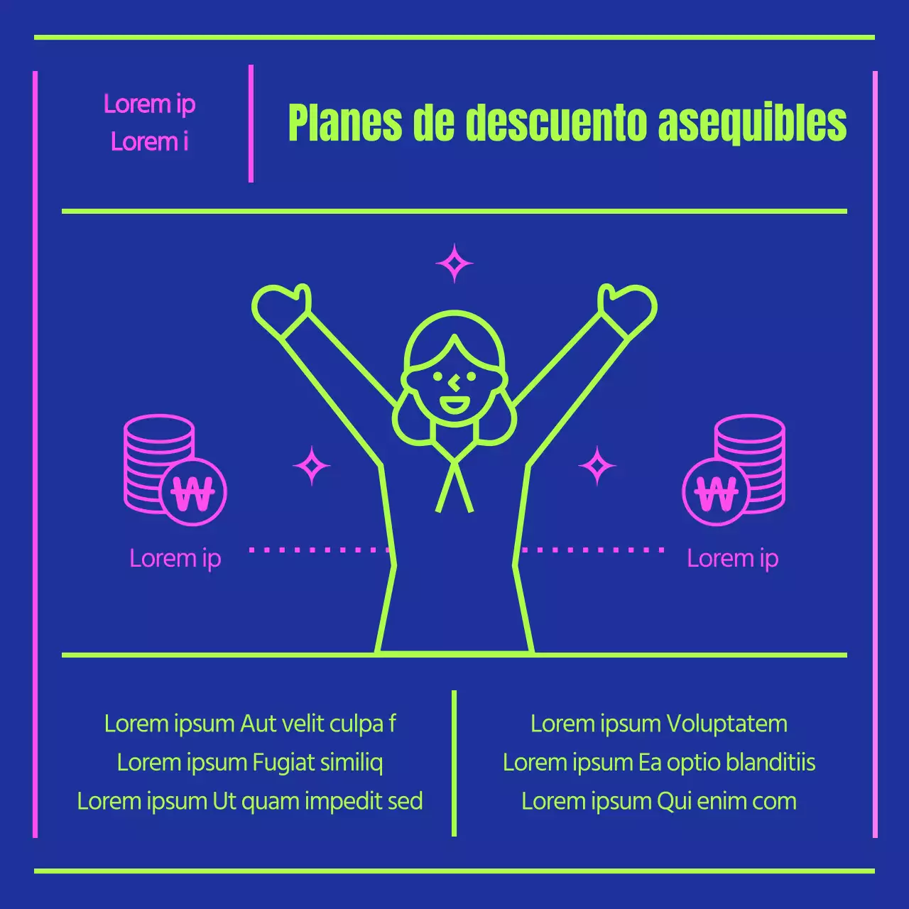 Sobre los móviles autosuficientes azul marino y chartreuse