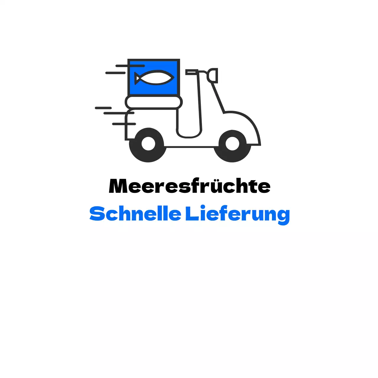 Schnelle Lieferung von Meeresfrüchten