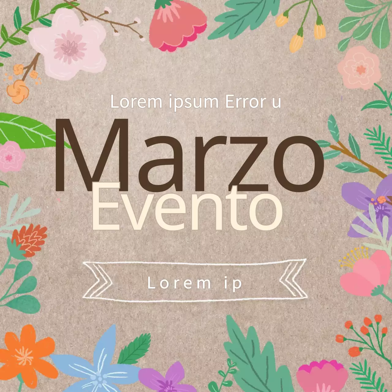 Vendita di primavera_Illustrazione di fiori