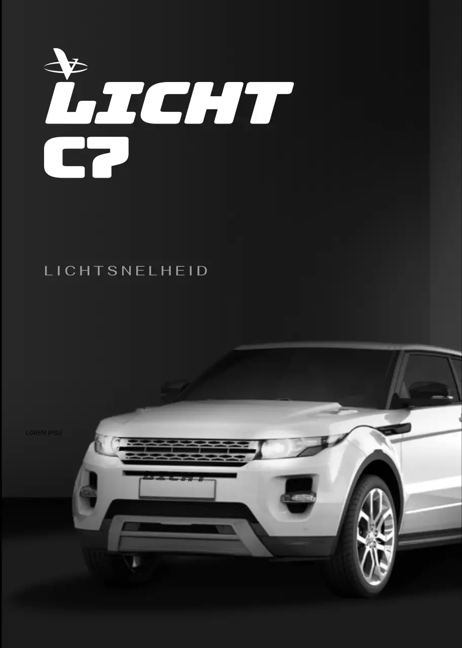 Een stijlvol zwart-wit notitieboekje voor autopromoties