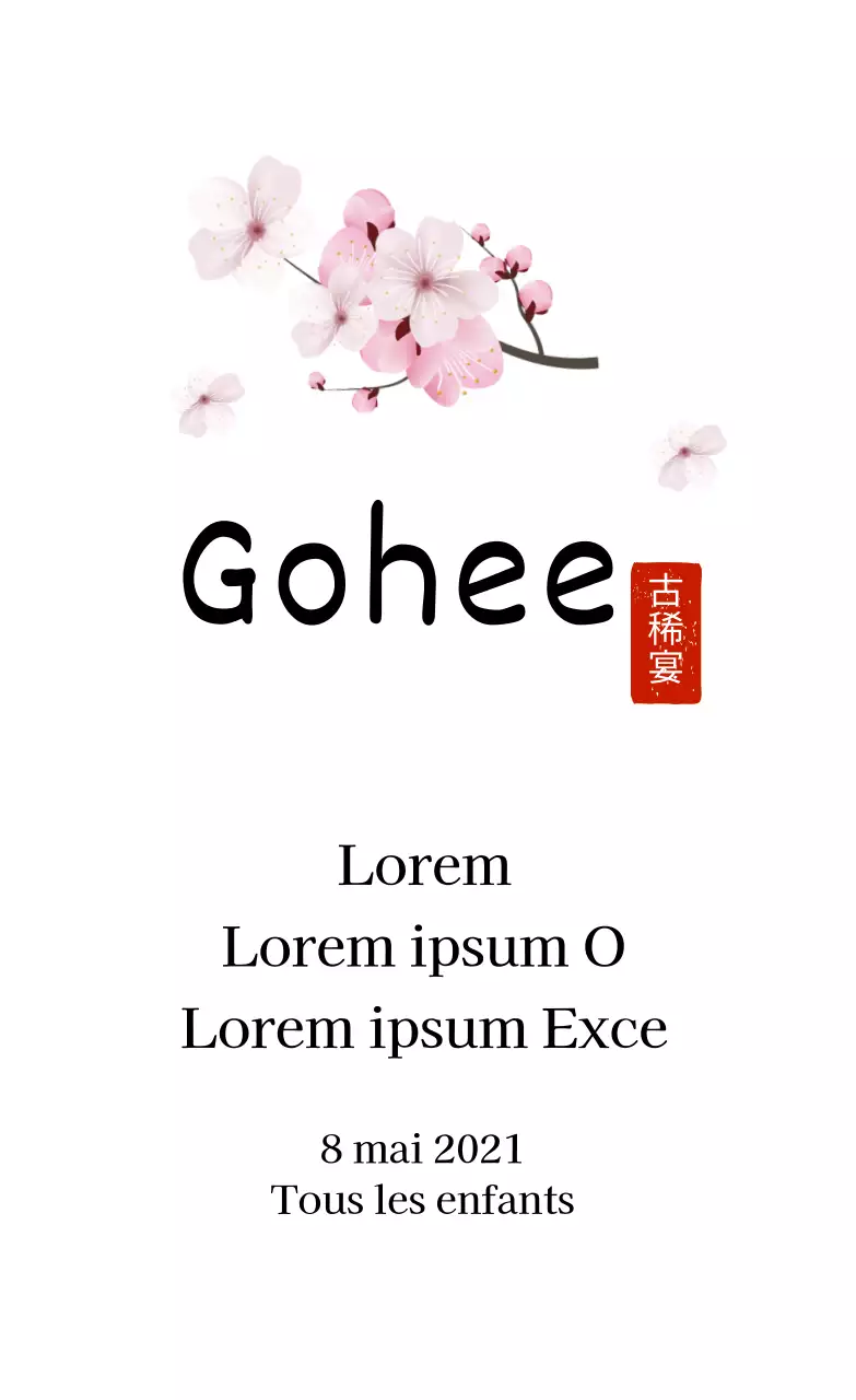 Lettrage blanc illustré mis en valeur Étiquette de remerciement traditionnelle simple