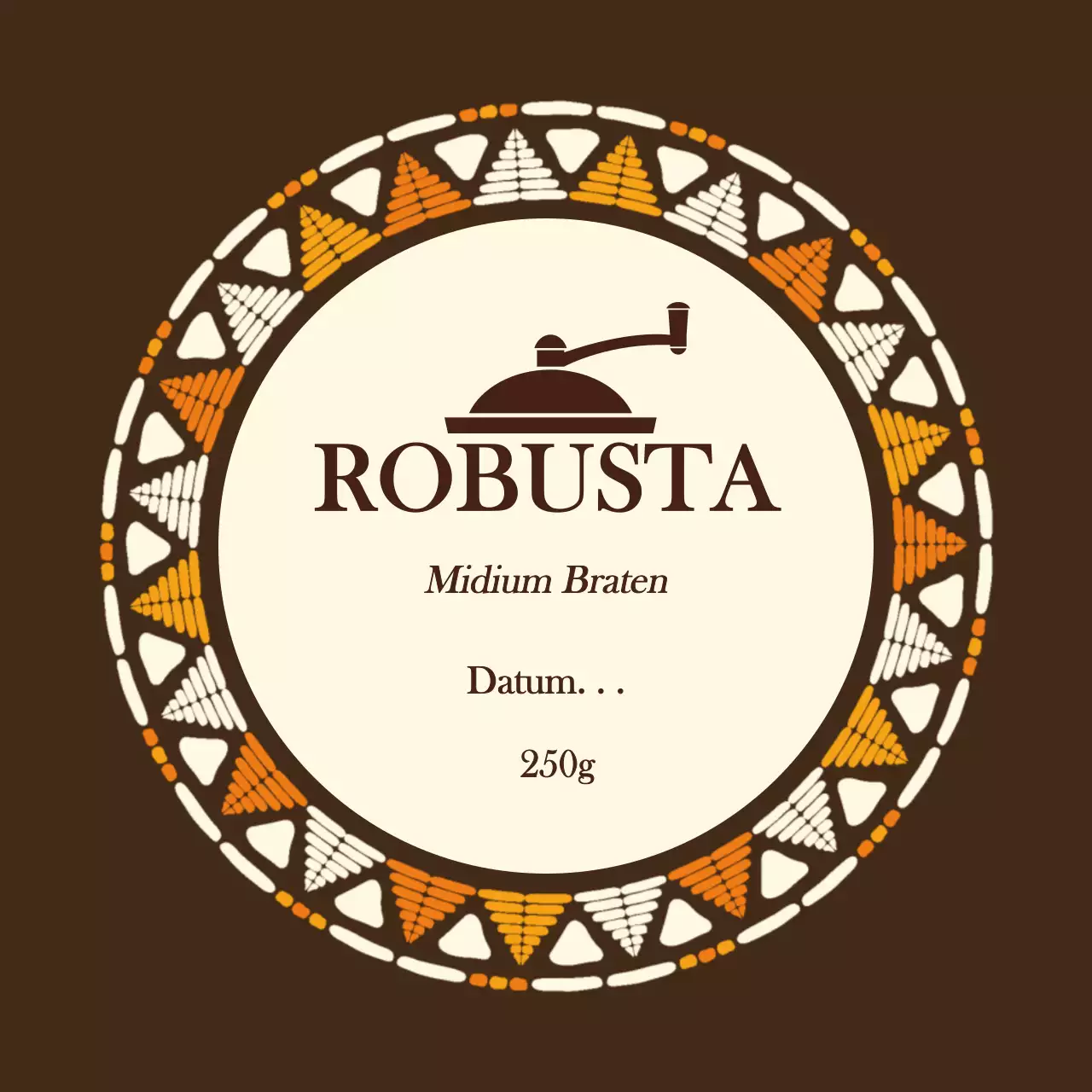 Brown Cafe Kaffeekreis