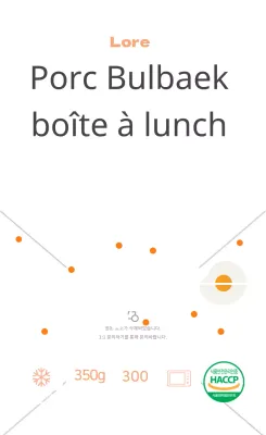 Bento au porc bulgogi