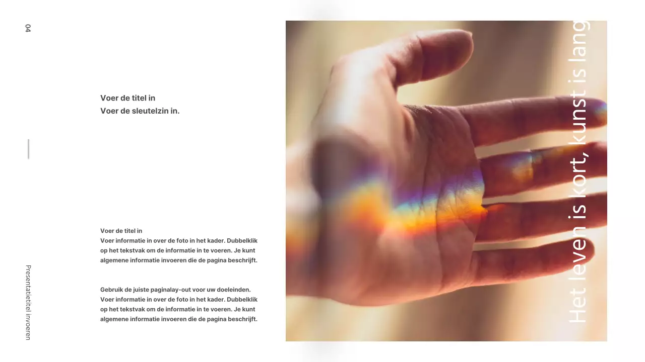 Presentatie portfolio