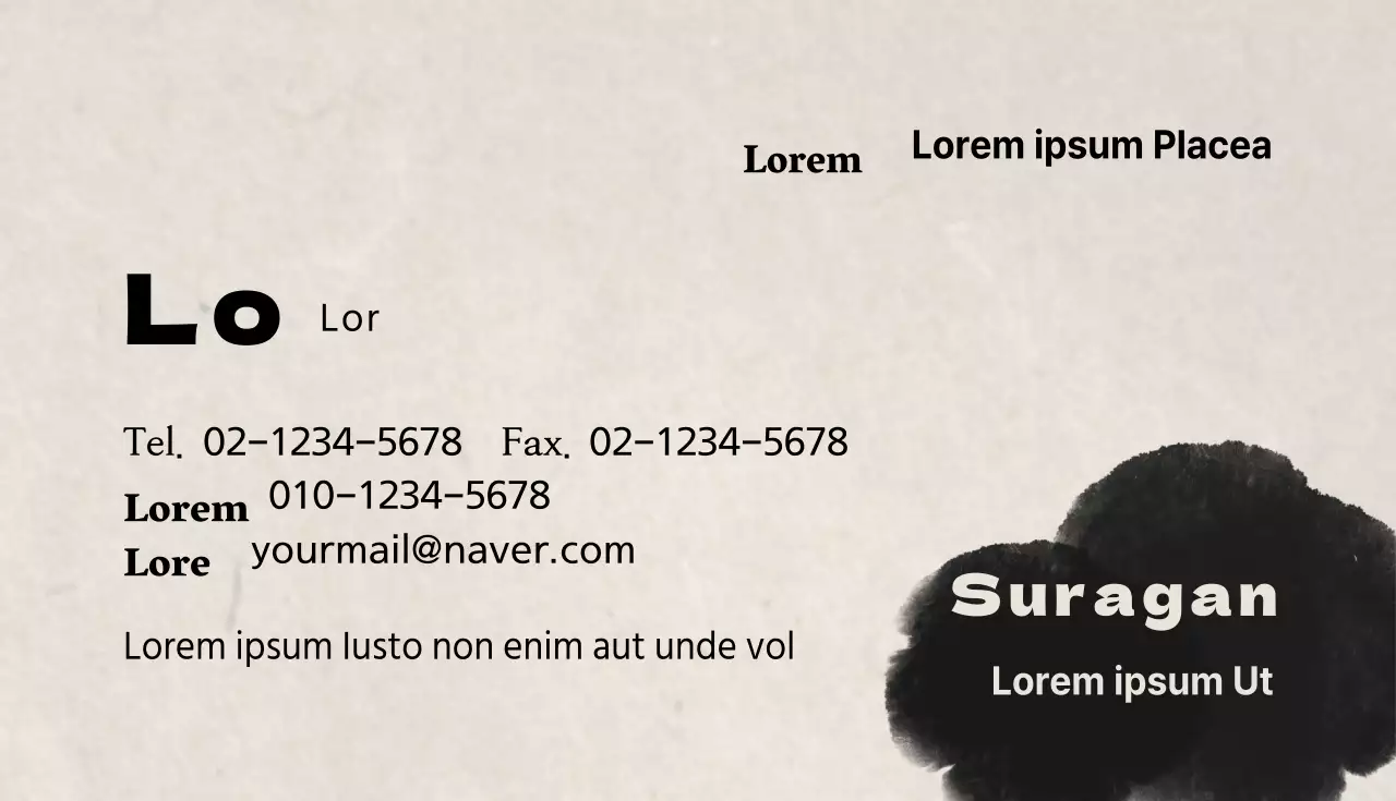 Izakaya Taverne Visitenkarte