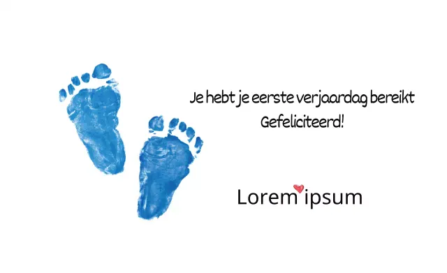 Jihoons eerste verjaardag