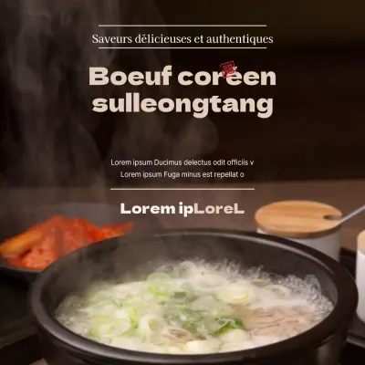 Boeuf coréen Seolleongtang