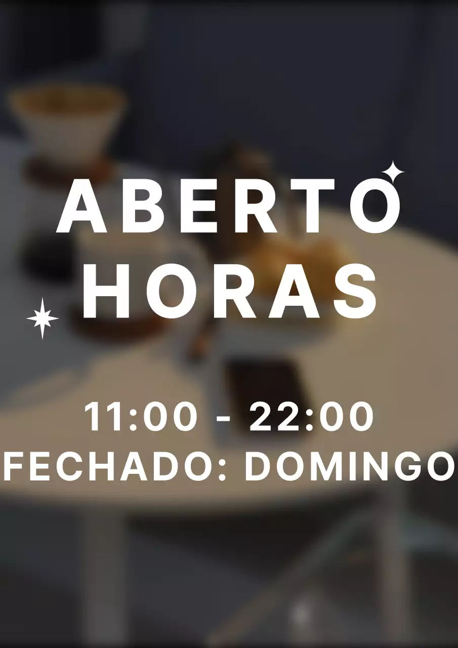 Café informação textual num estilo emocional