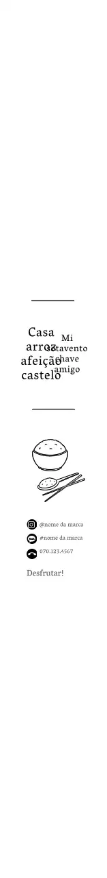 Lancheira com ícone simples branco