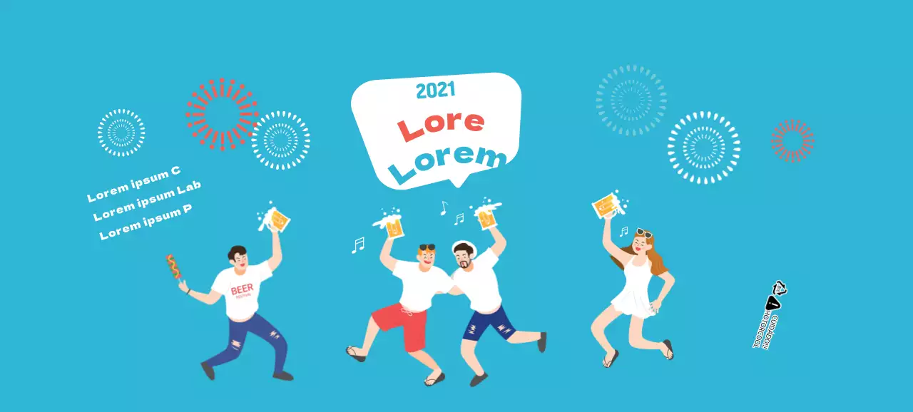 Promoção do Blue Illustration Beer Festival