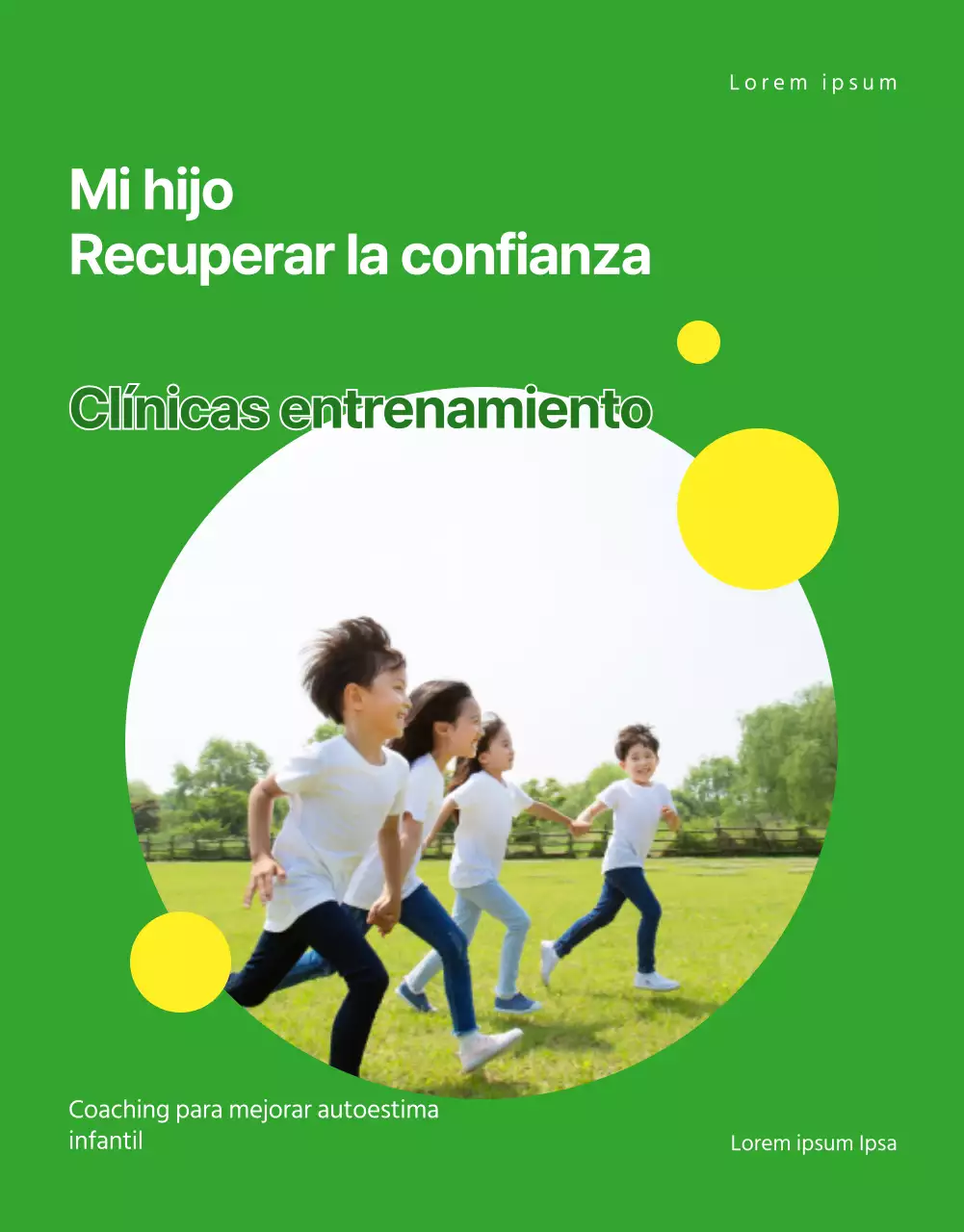 Imágenes Brillantes de Nuestros Niños Clínica de Entrenamiento para el Fomento de la Confianza