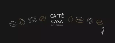 Portabicchieri da caffè semplice nero