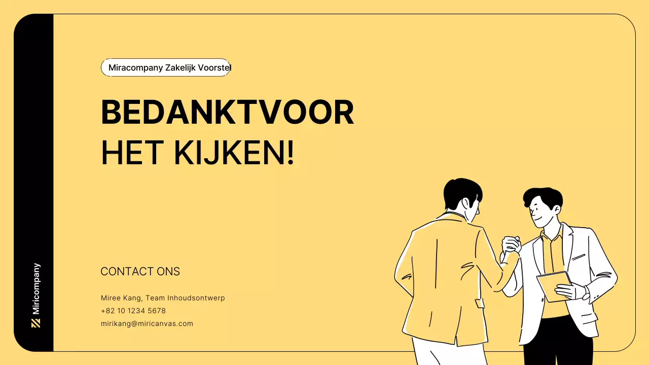 Zakelijke illustratie met eenvoudige lijnen en gele kleur